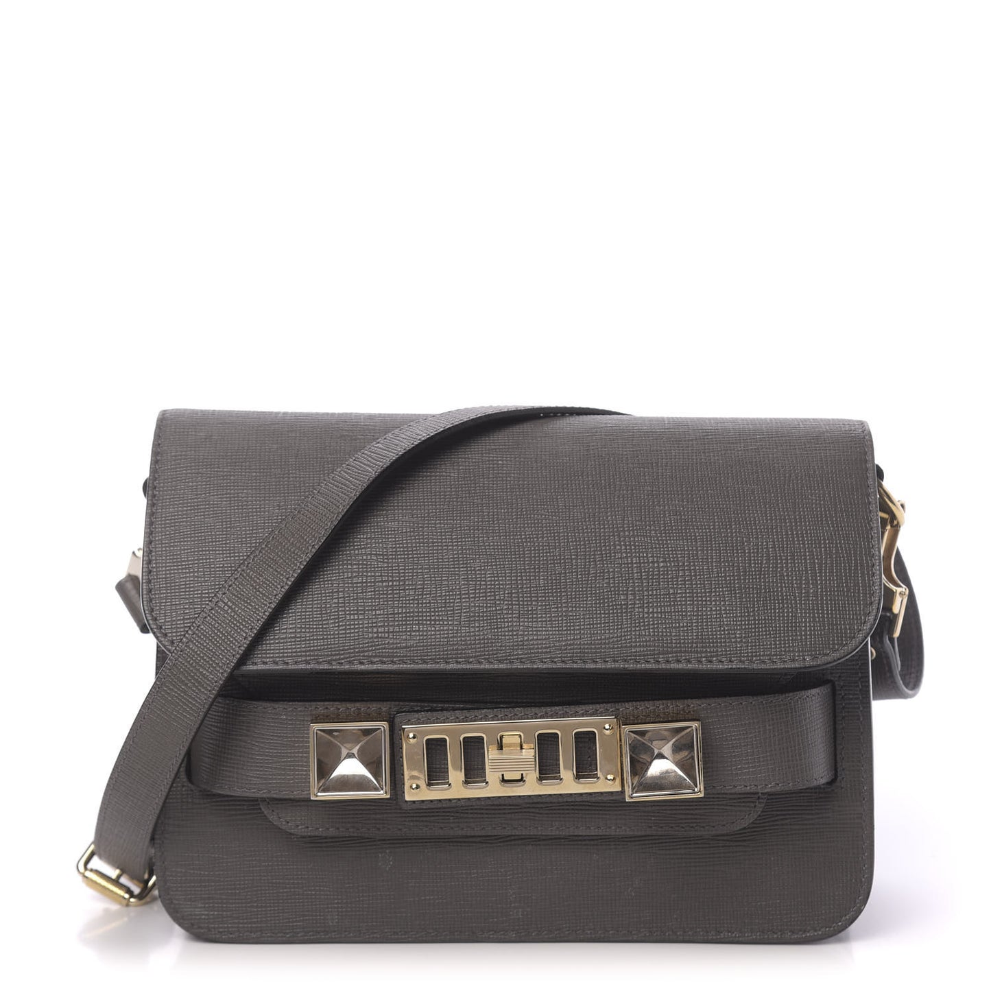 New Linosa Mini PS11 Classic Shoulder Bag Heather Grey