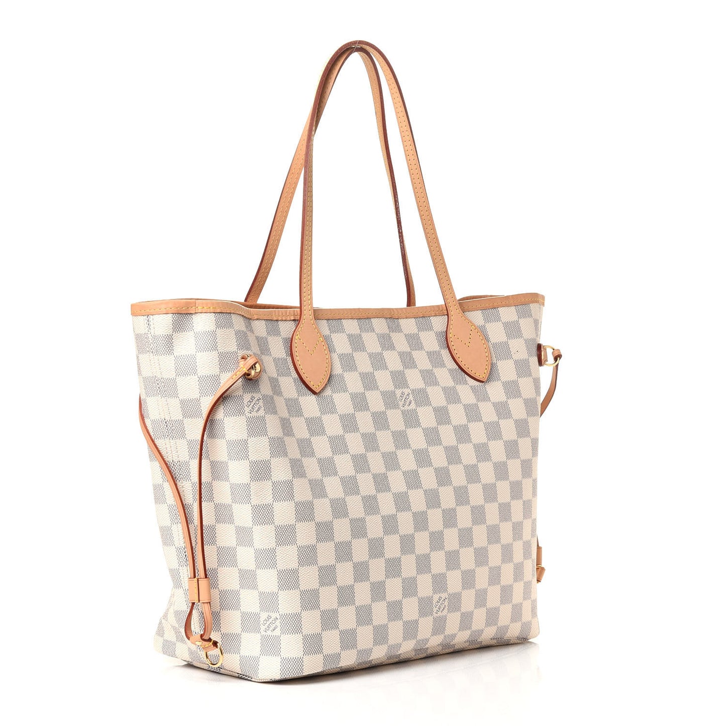 Damier Azur Neo Neverfull MM Rose Ballerine