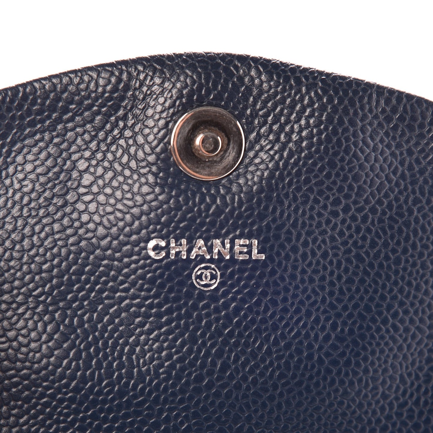 Caviar Half Moon Wallet On Chain WOC Blue