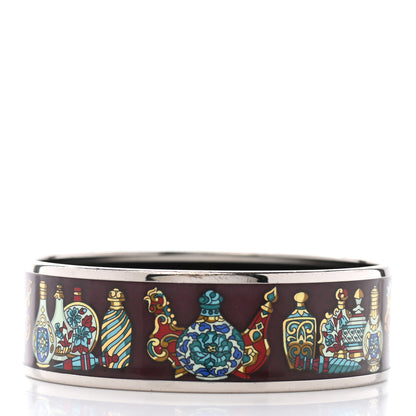 Hermes Enamel Printed Wide Flacons Bracelet 65 3 of 5
