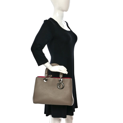 Christian Dior Bullcalf Medium Diorissimo Tote Beige 2 of 13