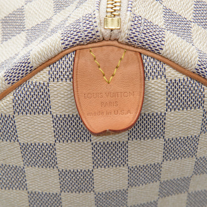 Louis Vuitton Damier Azur Speedy 30 6 of 6