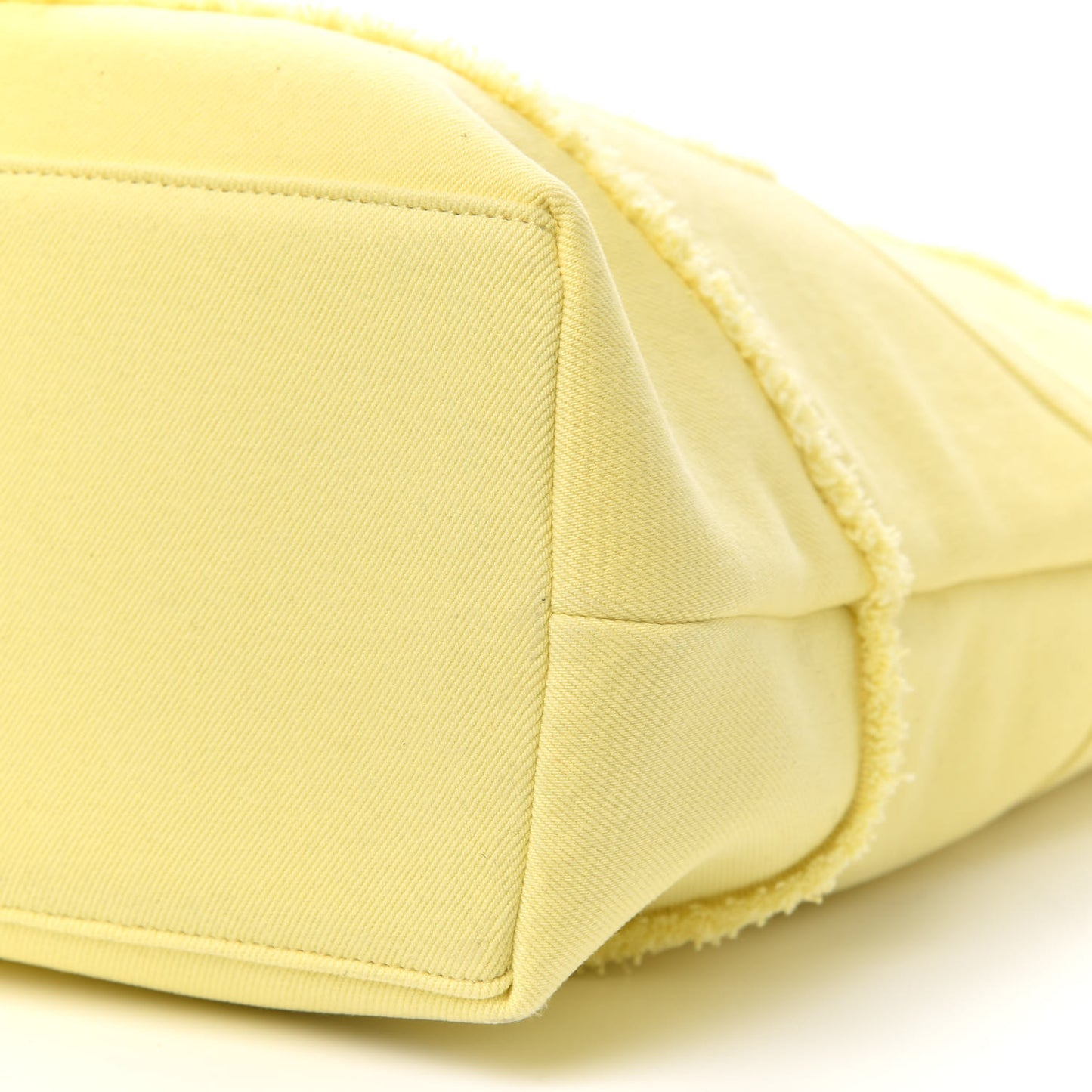 Denim Chevron Coco Tote Yellow