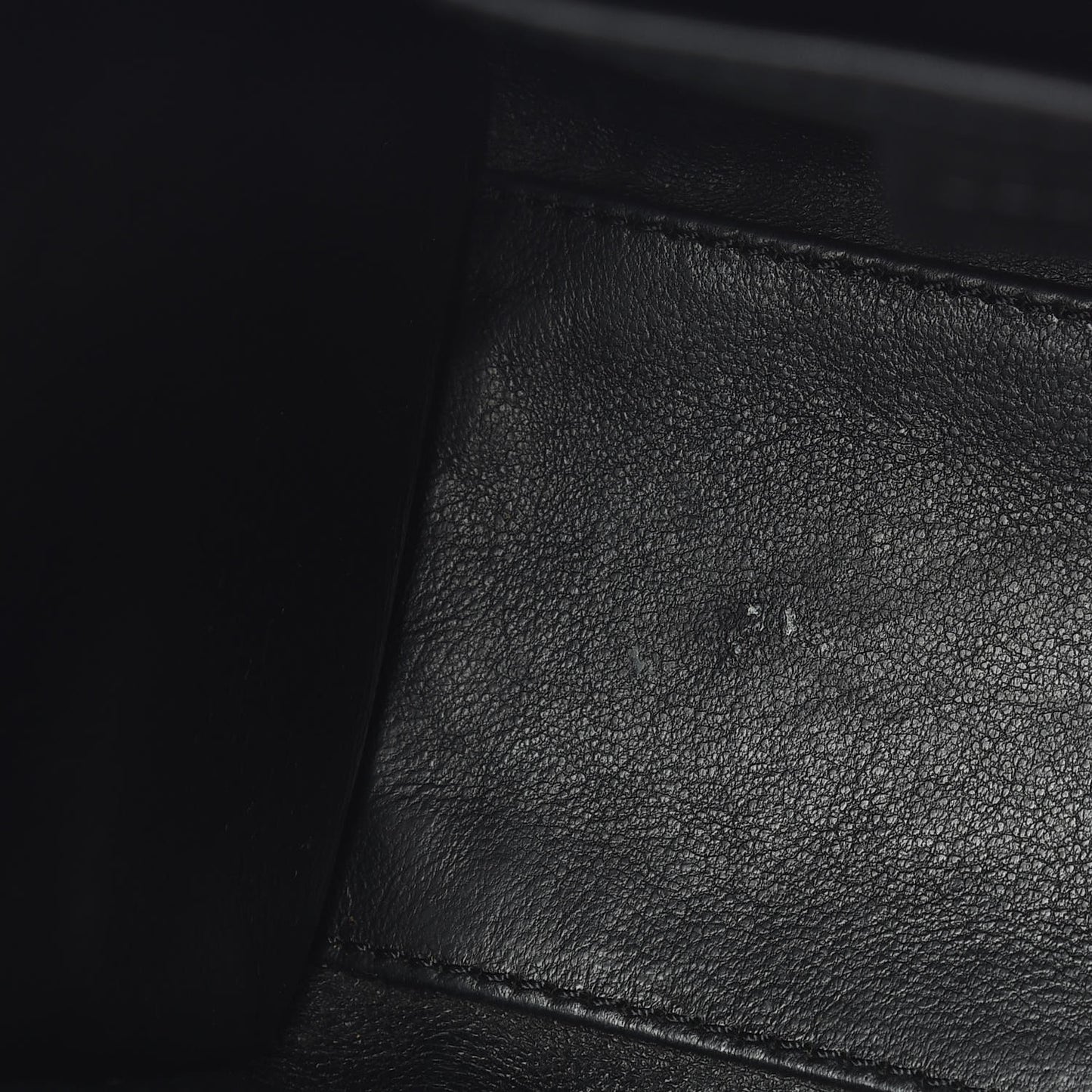 Satin Calfskin Suede Nano Tri-Color Luggage Seashell