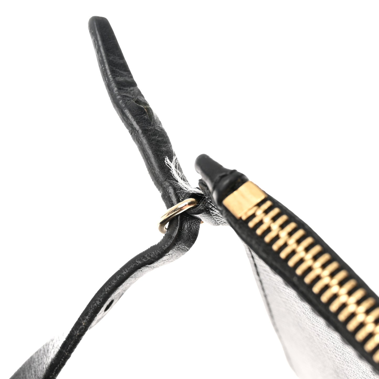 Textured Coated Canvas Rottweiler Print Large Antigona Tote Black