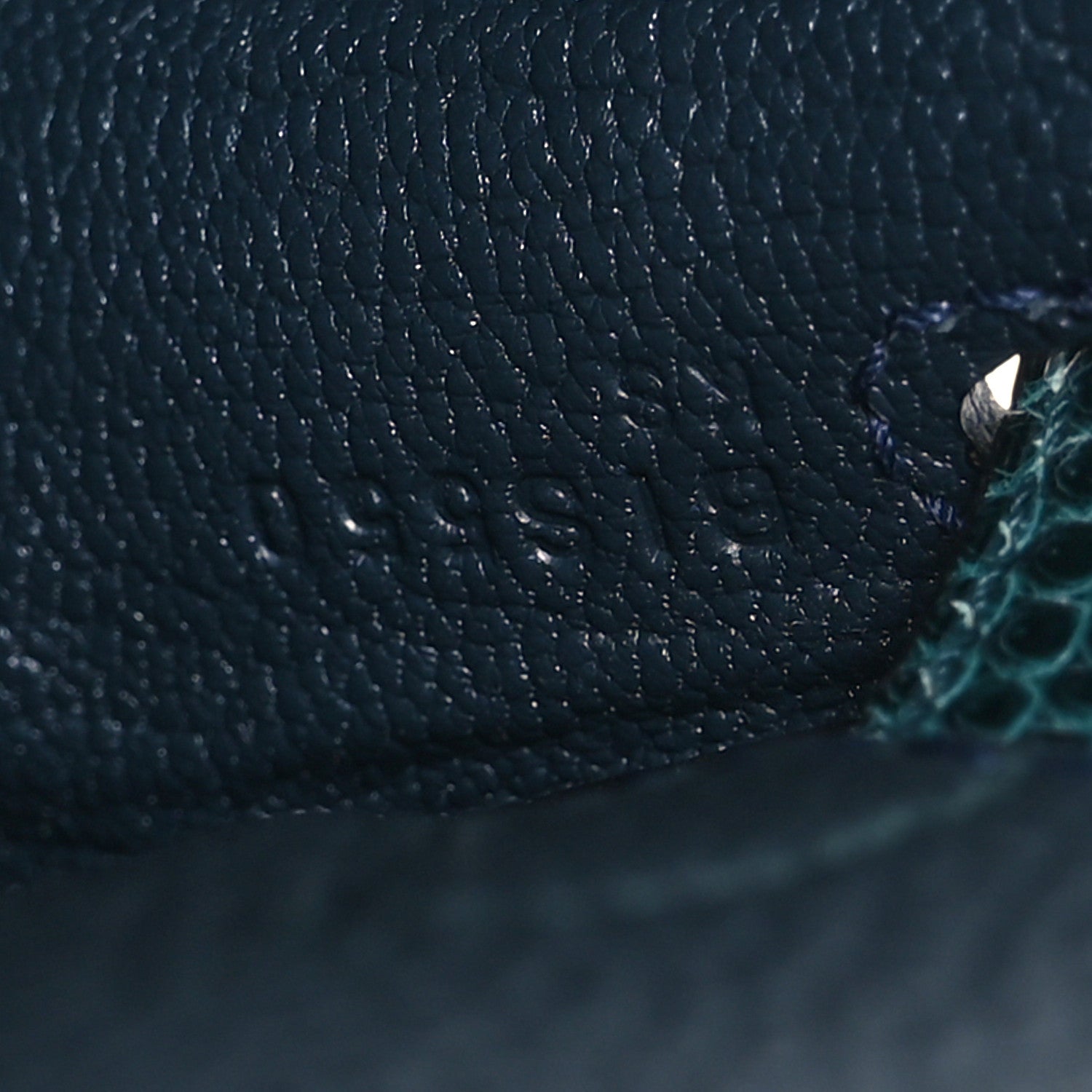 Hermes Togo Lizard Kelly Retourne Touch 25 Vert Rousseau 9 of 16