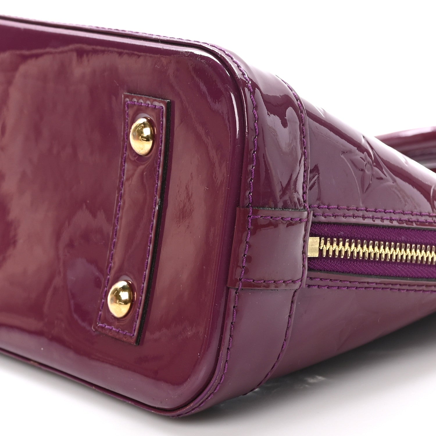Louis Vuitton Vernis Alma BB Amethyste 9 of 10