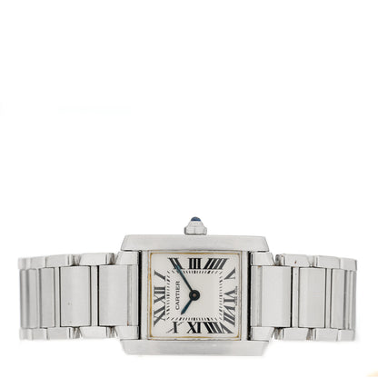 Cartier Stainless Steel 20mm Tank Francaise Quartz Watch 2 of 4