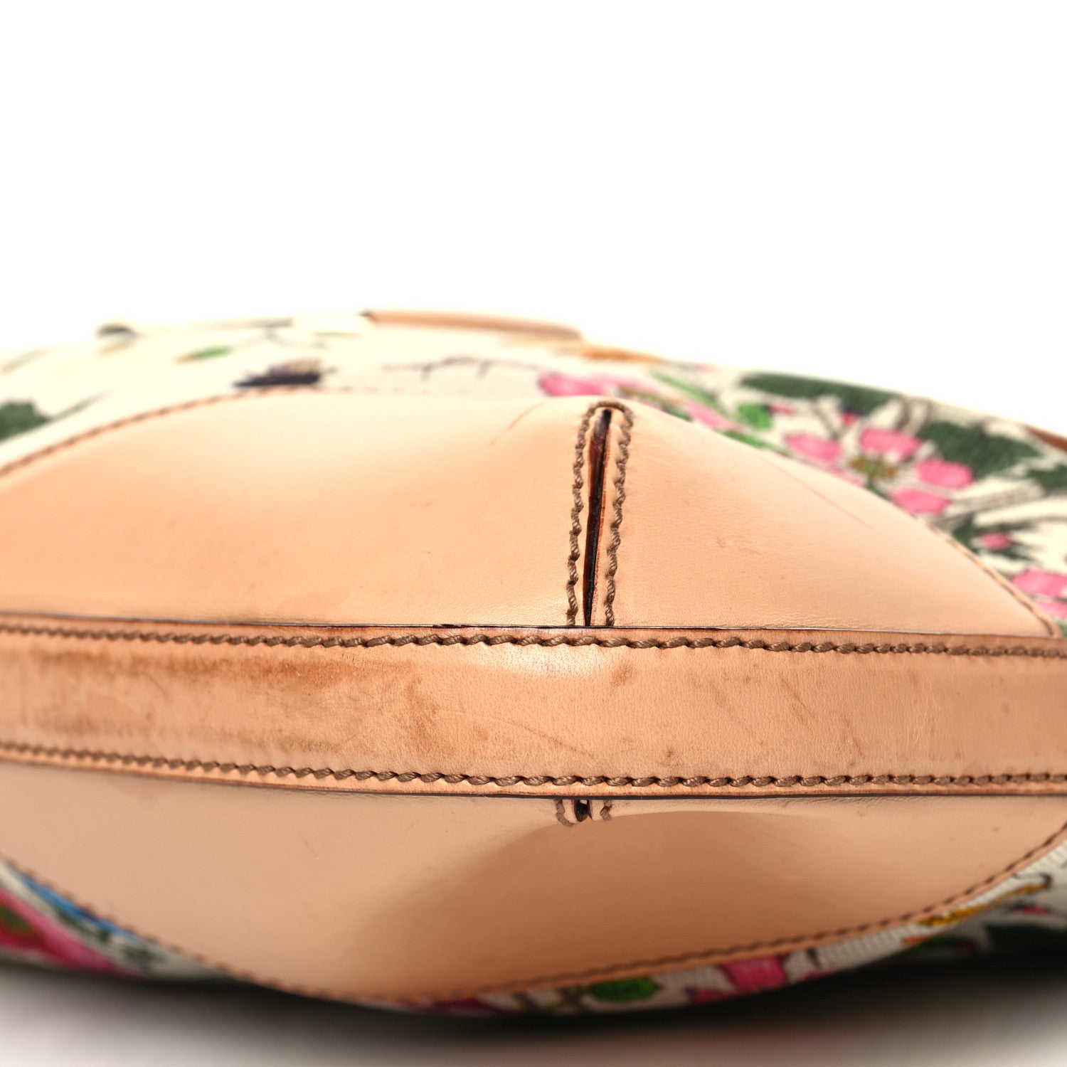 Gucci Canvas Floral Flora Hasler Hobo Beige 10 of 18