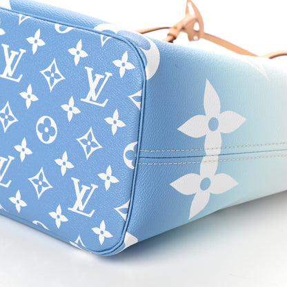 Louis Vuitton Monogram Giant By The Pool Neverfull MM Blue 12 of 15
