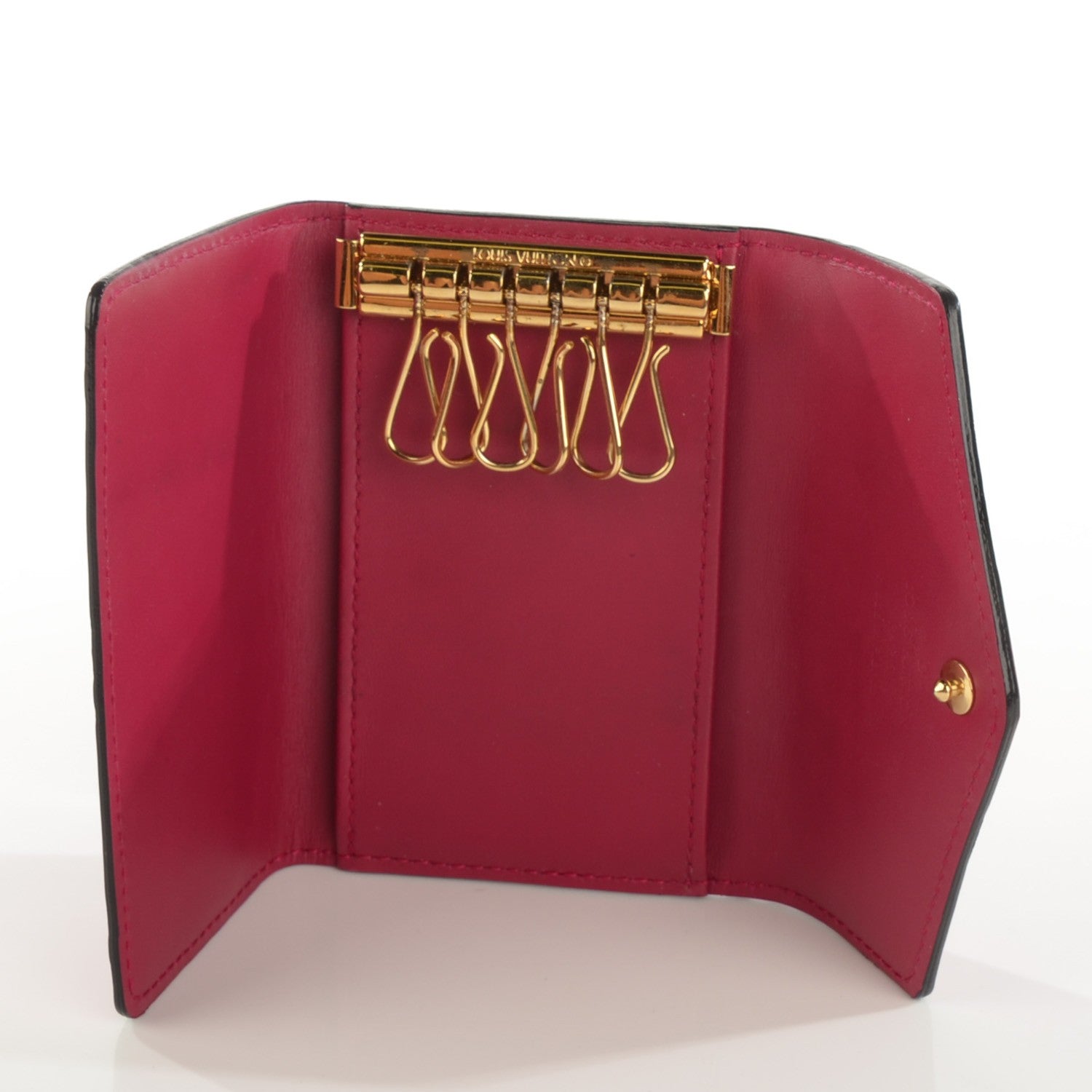 Louis Vuitton Vernis Multicles 6 Key Holder Rose Indien 6 of 7