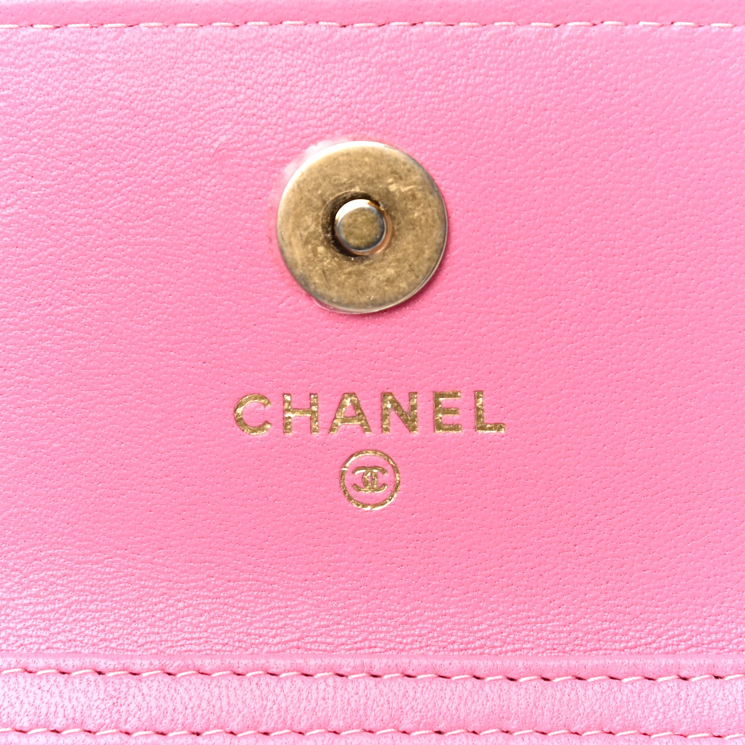 Chanel Lambskin Quilted Pearl Crush Clutch With Chain Pink 5 of 11