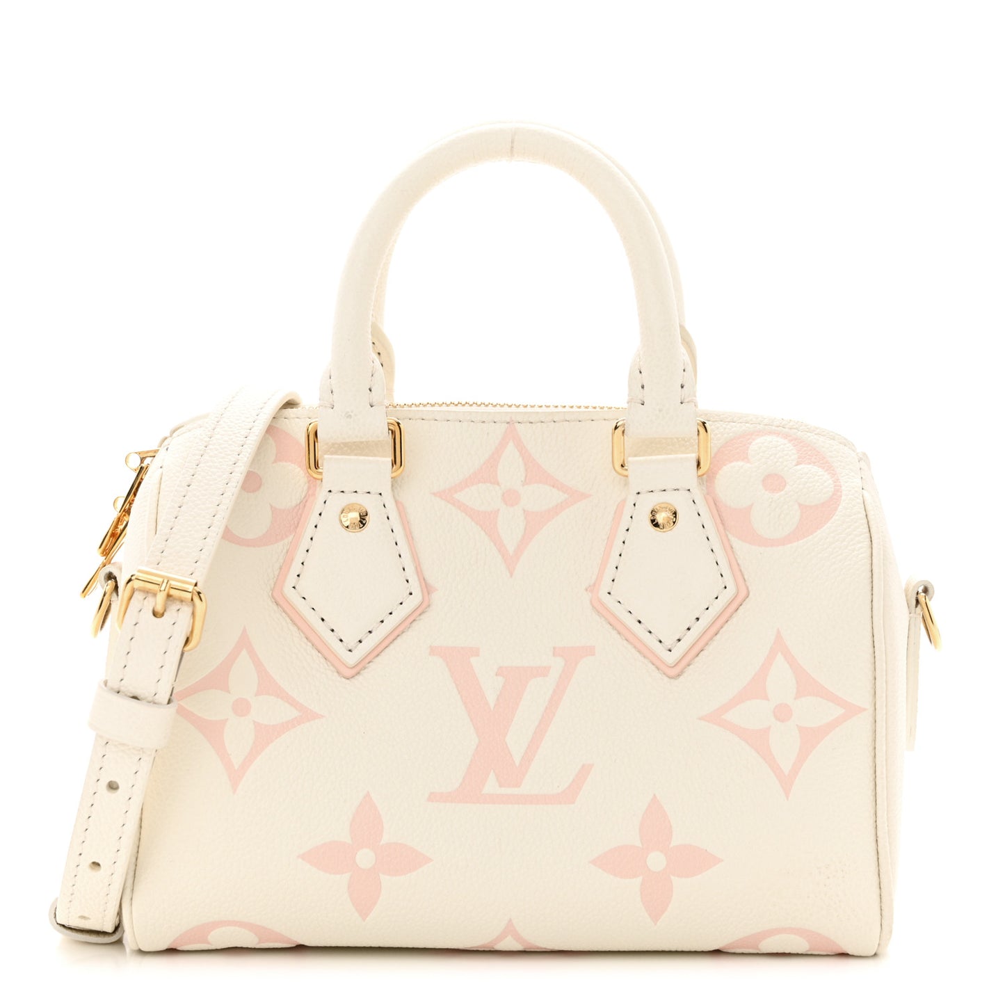 Empreinte Monogram Giant Speedy Bandouliere 20 Latte Chamallow