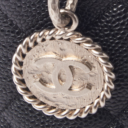 Chanel Caviar Quilted Medallion Tote Black 8 of 12