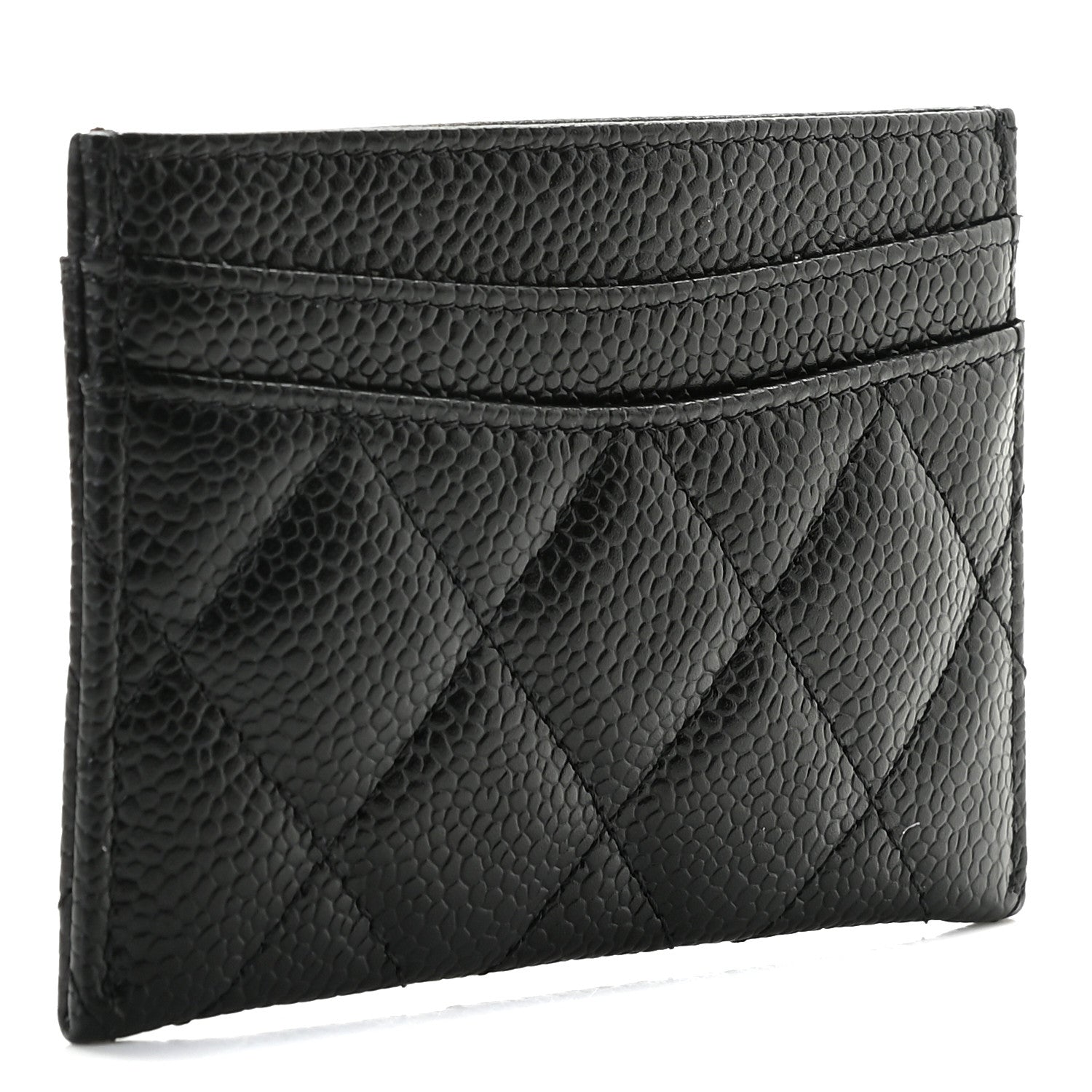 Chanel Caviar Quilted Card Holder Black 3 of 8