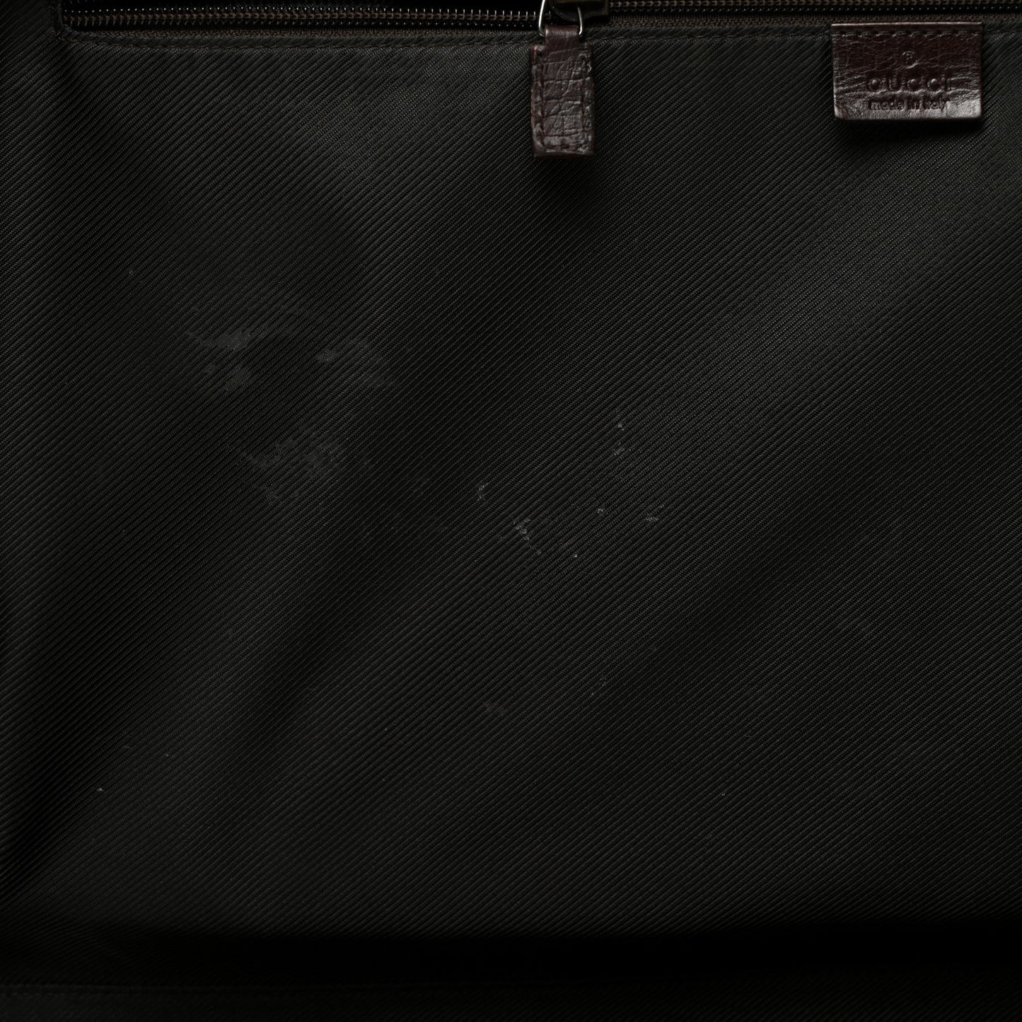 GG Plus Monogram Travel Bag Dark Brown