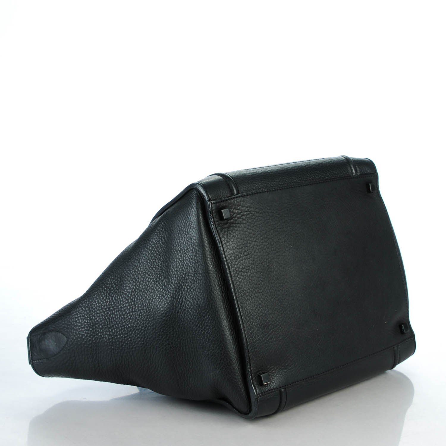 Celine Supple Calfskin Medium Phantom Luggage Black 4 of 8