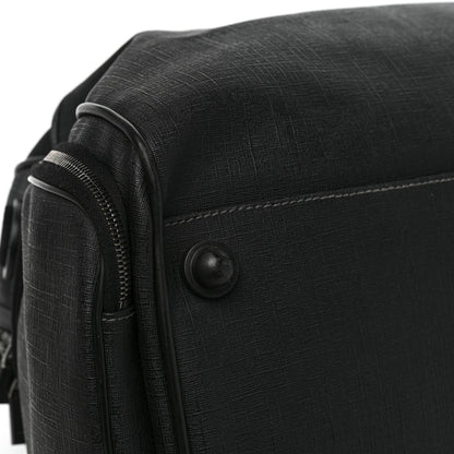 Gucci Coated Canvas Interlocking G Duffle Bag Black 7 of 16