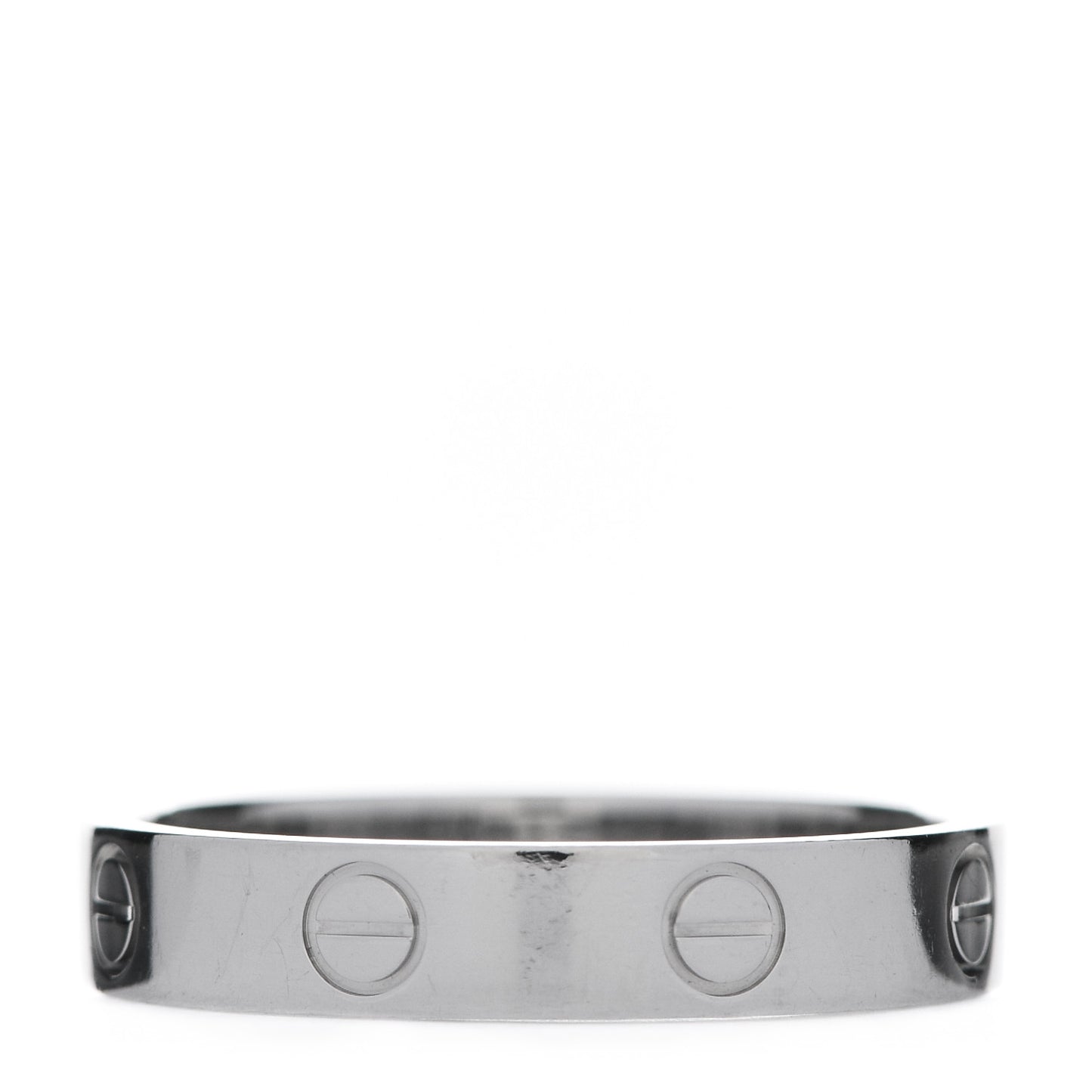 Platinum 3.5mm LOVE Wedding Band Ring 56 7.5