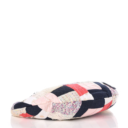 Chanel Fabric Patchwork Hobo Pink 4 of 12