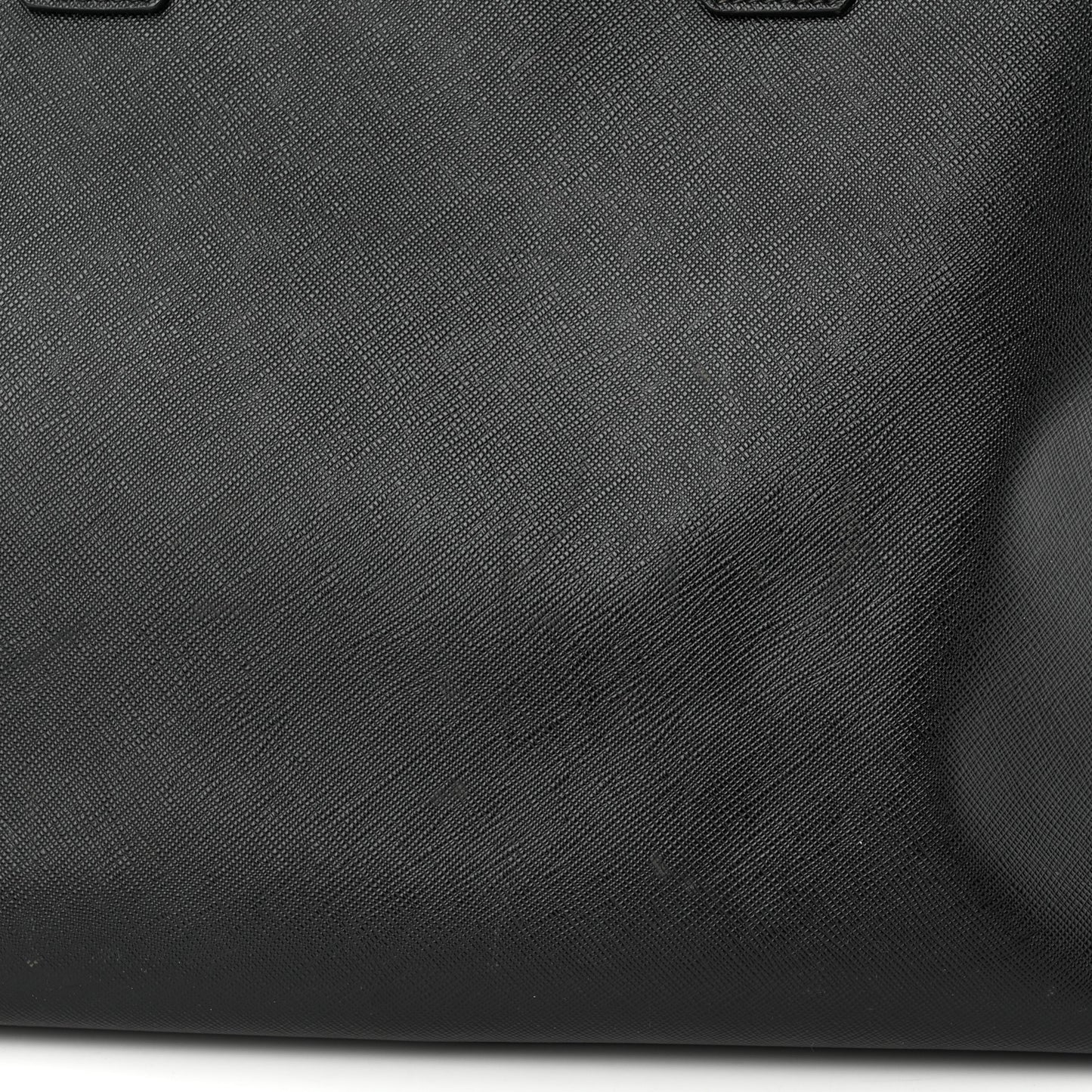 Saffiano Large Galleria Double Zip Tote Black