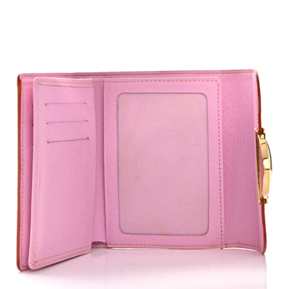 Louis Vuitton Monogram Multicolor Joey Wallet White Litchi 5 of 11