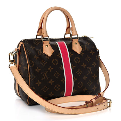 Louis Vuitton Monogram My LV Heritage Speedy Bandouliere 25 Fuchsia White 3 of 10