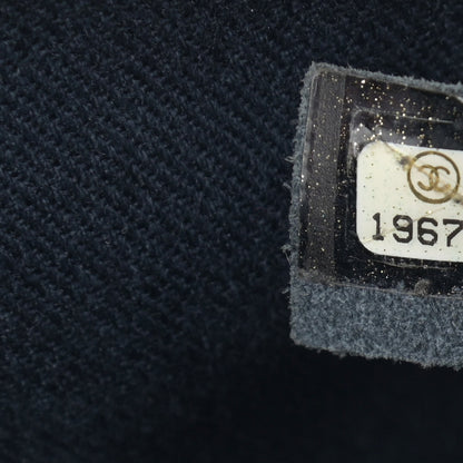 Chanel Caviar Stitched Medium Boy Flap Blue 7 of 10