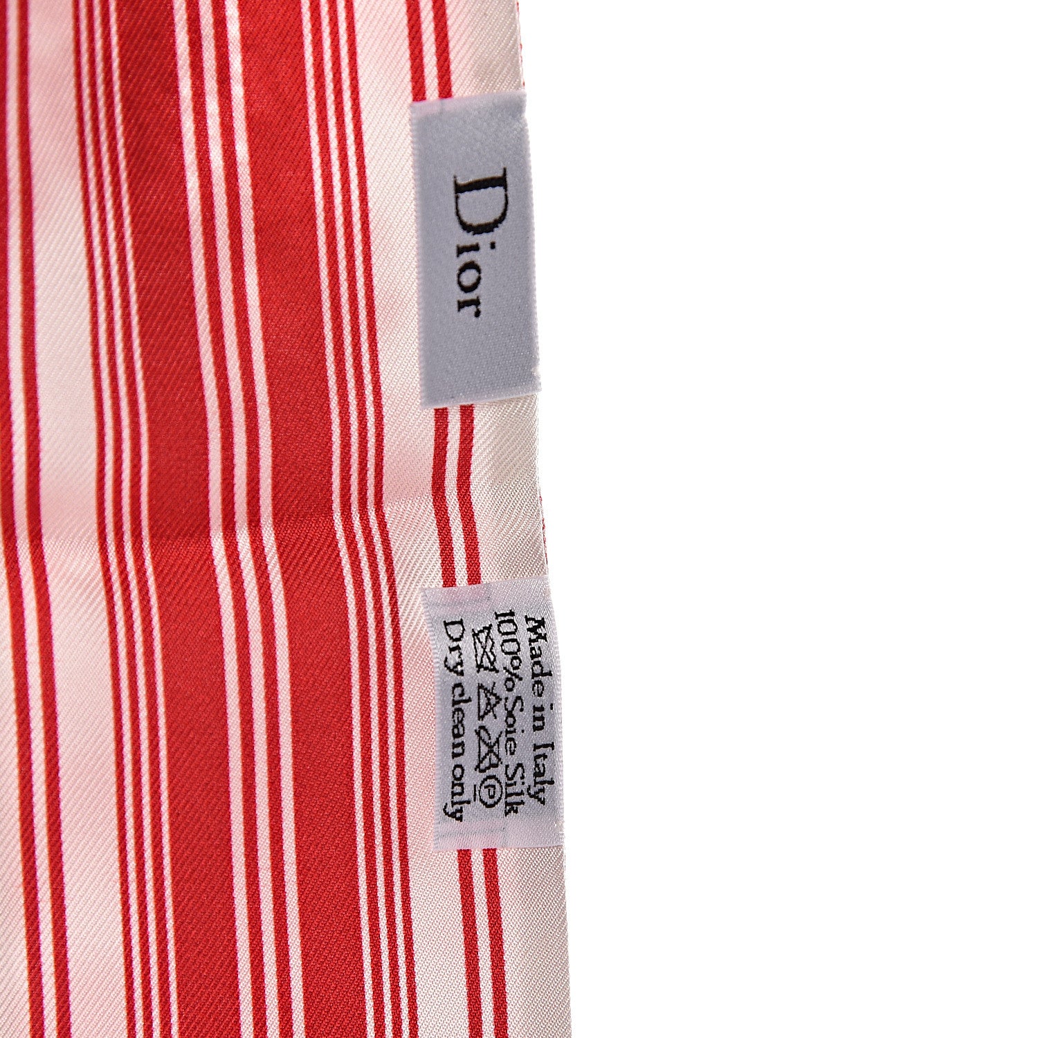 Christian Dior Silk Toile De Jouy Mitzah Scarf Red 3 of 4