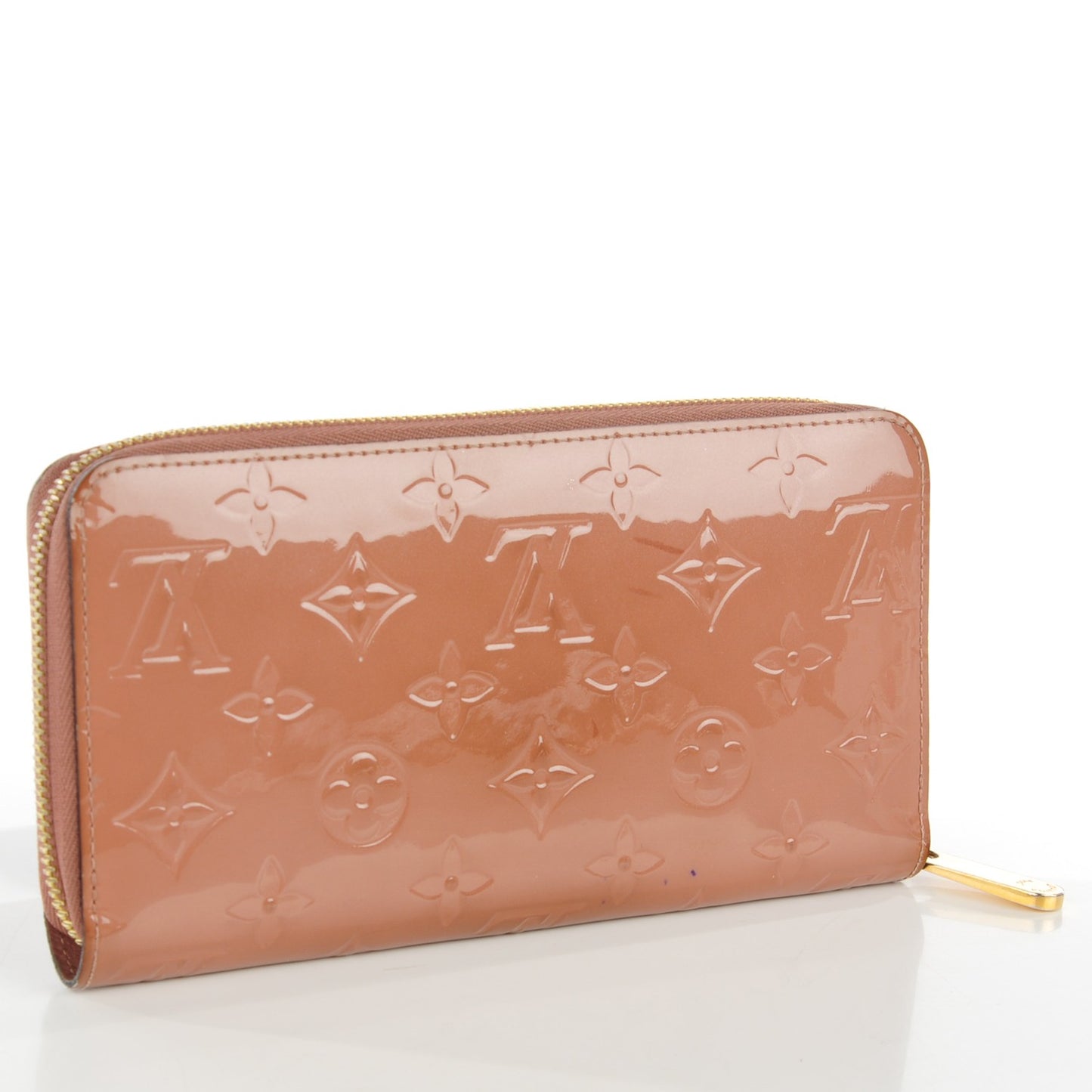 Vernis Zippy Wallet Rose Velours