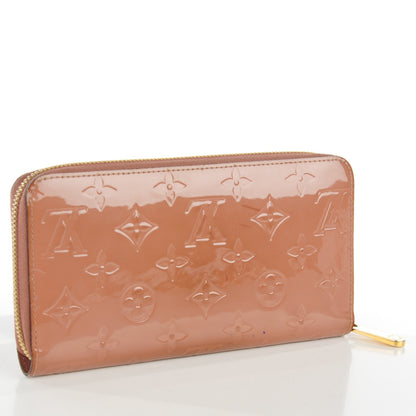 Louis Vuitton Vernis Zippy Wallet Rose Velours 3 of 8