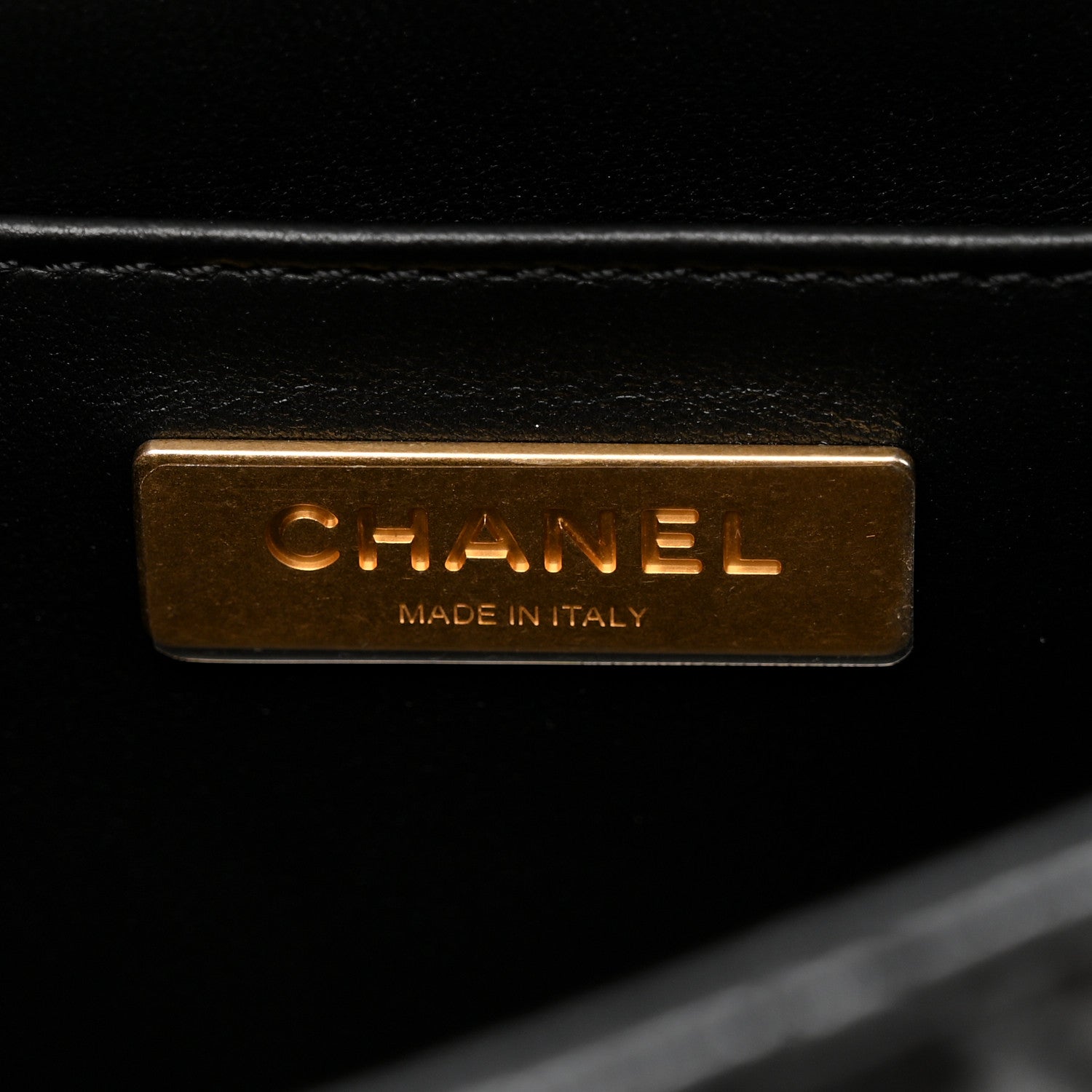 Chanel Lambskin Quilted Mini Flap Top Handle Bag Black 5 of 10