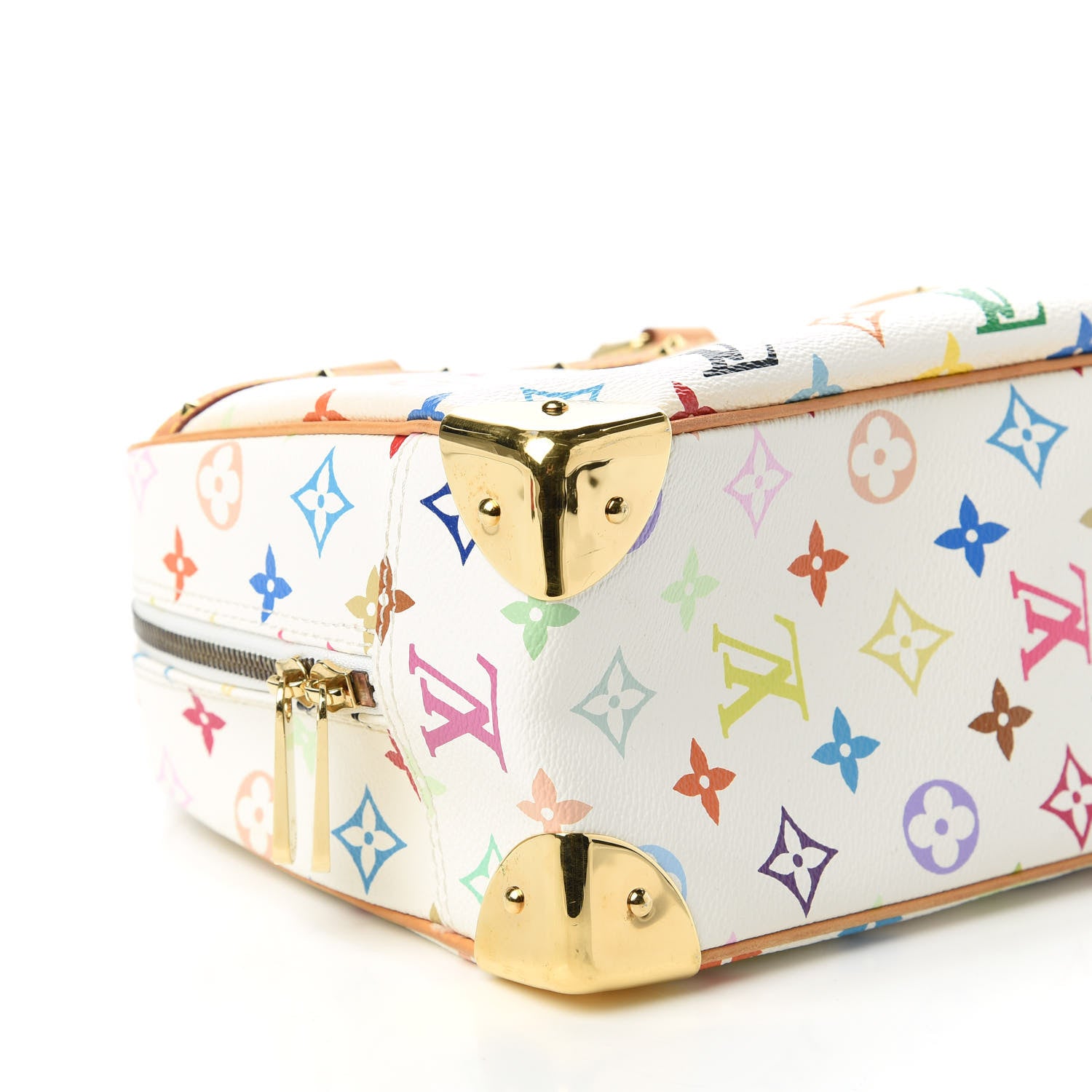 Louis Vuitton Monogram Multicolor Trouville White 6 of 9