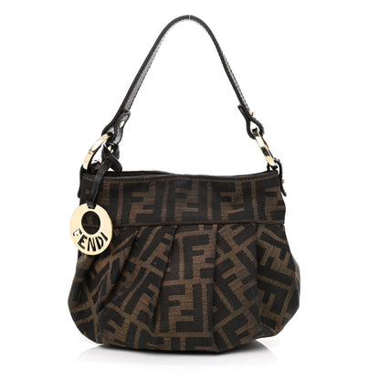 Fendi Zucca Mini Chef Hobo Tobacco 1 of 12