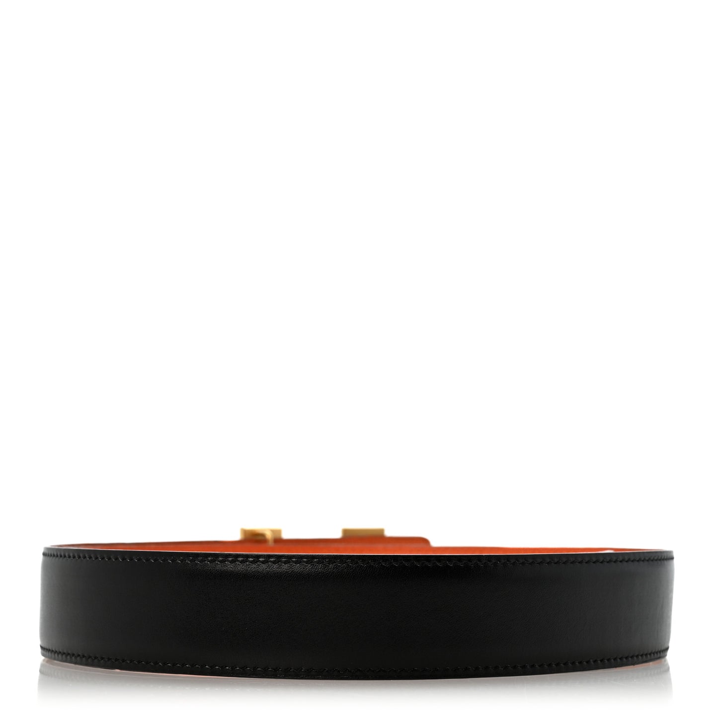 Box Togo 32mm Guilloche H Belt 90 36 Black Orange