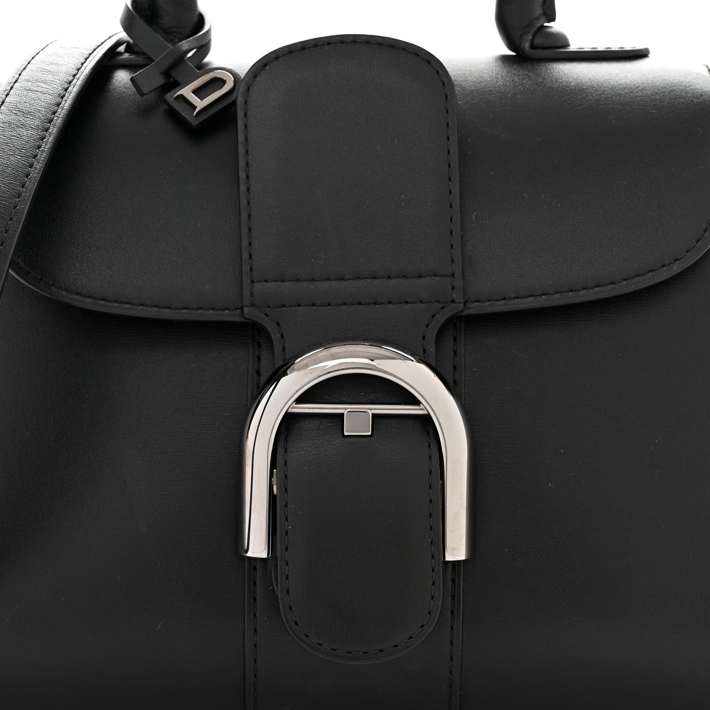 Box Calfskin Mini Brillant Satchel Black
