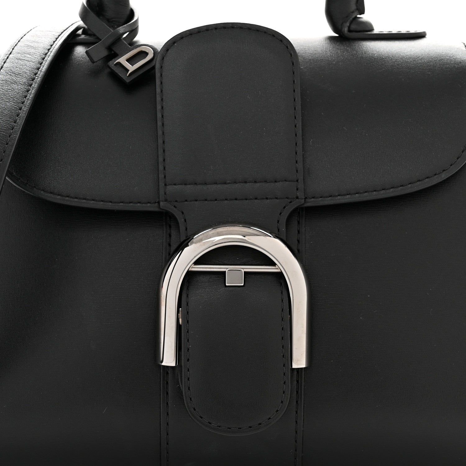 Delvaux Box Calfskin Mini Brillant Satchel Black 8 of 10