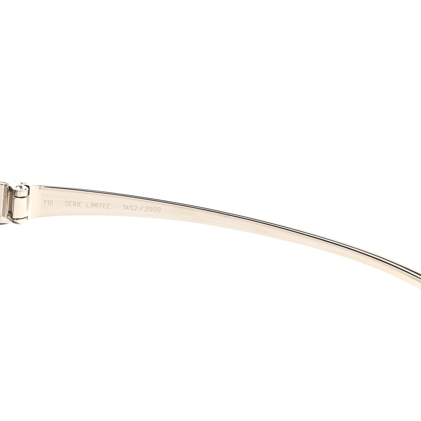 Panthere De Cartier Sunglasses Silver Black