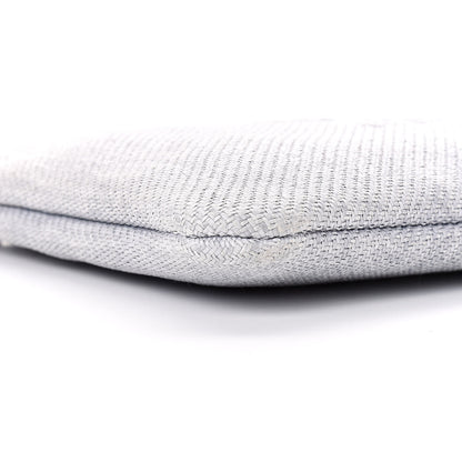 Chanel Canvas Large Deauville Pouch Blue 8 of 11