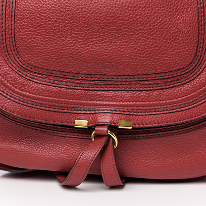 Chloe Calfskin Large Marcie Hobo Garnet 10 of 10