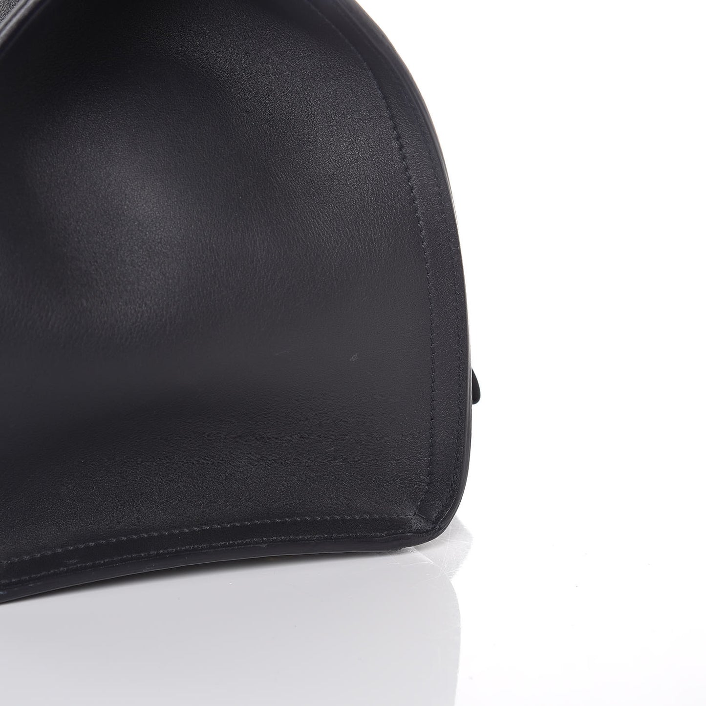 Calfskin Small Classic Y Cabas Navy Blue