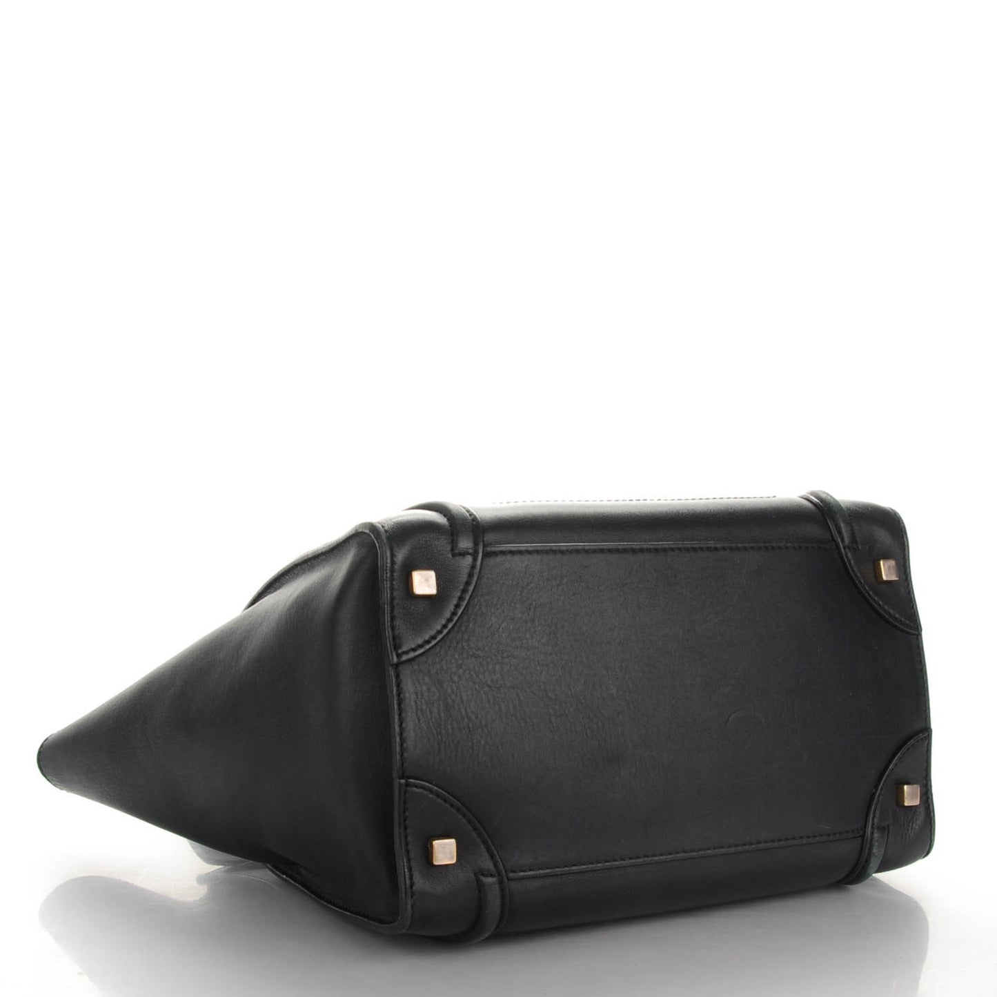 Smooth Calfskin Mini Luggage Navy Blue