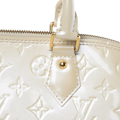 Louis Vuitton Vernis Alma GM Blanc Corail 7 of 15