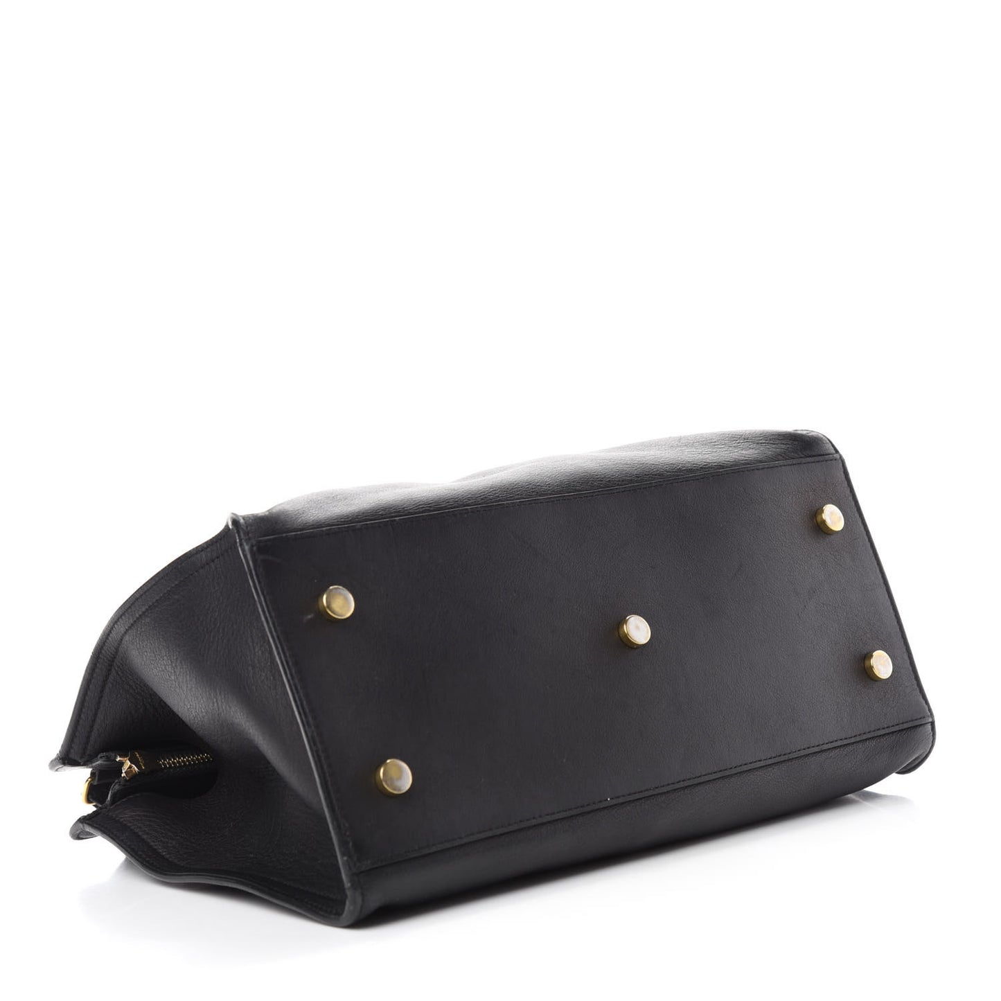Smooth Calfskin Small Monogram Cabas Black