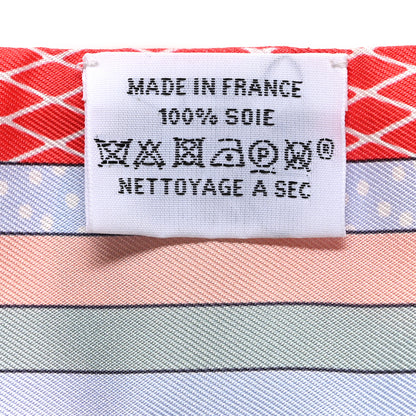 Hermes Silk Twilly Grand Theatre Nouveau Grenadine Ciel Rose 3 of 4