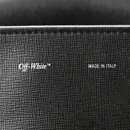 Off-White Saffiano For Display Only Binder Clip Shoulder Bag Black 7 of 11