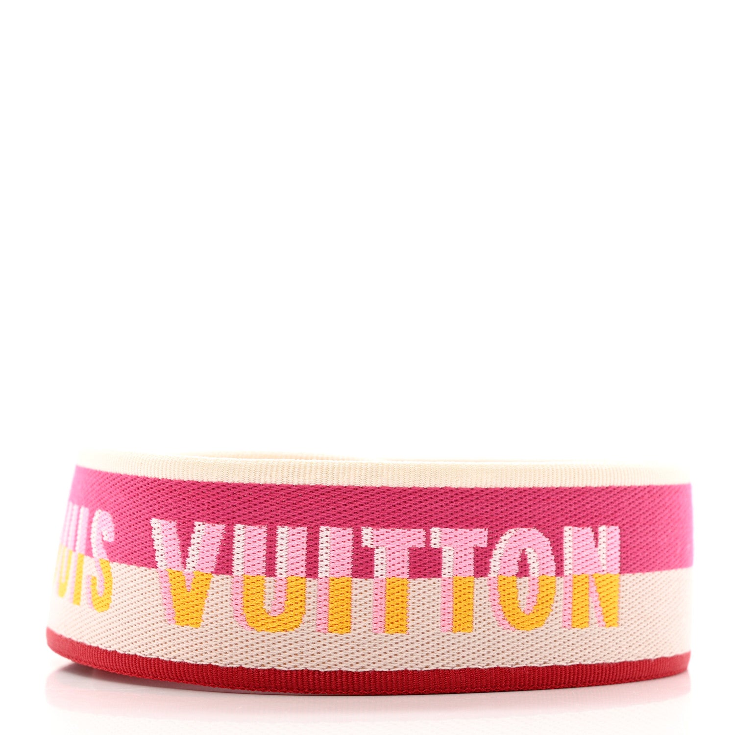 Louis Vuitton Jacquard Speedy Bandouliere 20 Shoulder Strap Fuchsia 2 of 3