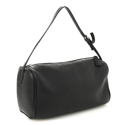 The Row Grained Calfskin 90's Bag Black 3 of 9