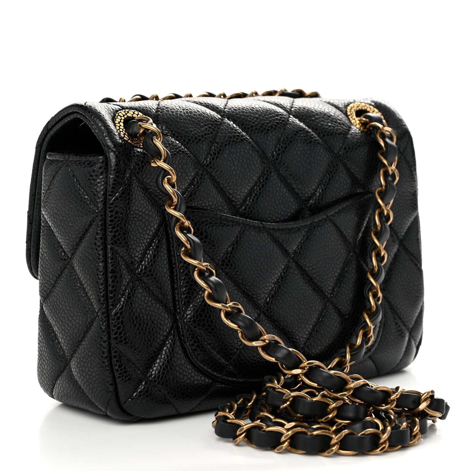 Chanel Grained Lambskin Quilted Mini Flap Black 3 of 11