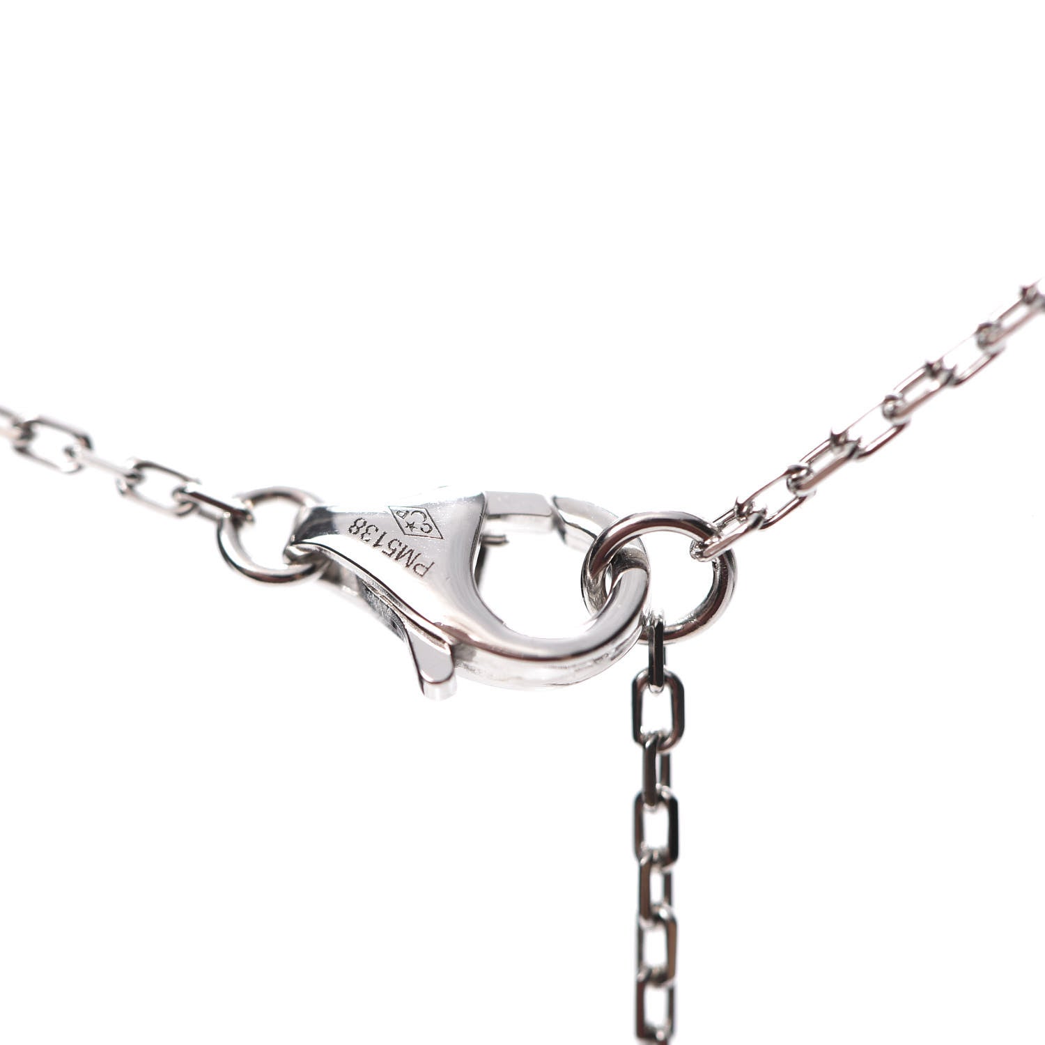 Cartier 18K White Gold Diamond SM D'Amour Pendant Necklace 4 of 5